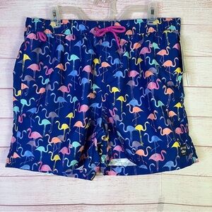 Spicy Tuna NWT MULTIPLE FLAMINGOS Swim‎ Trunks Size XL